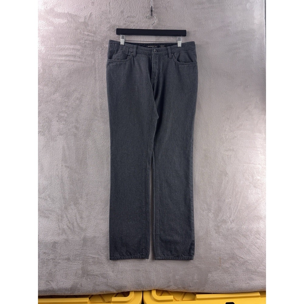 John Varvatos Star USA Pants‎ Mens Size 33x32 Gray Straight Leg Designer